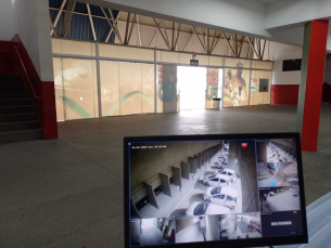 Notícia - Ginásio Municipal de Criciúma ganha sistema de videomonitoramento
