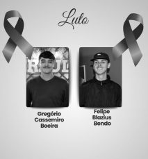 Notícia - Turvo: Jovens mortos em grave acidente são identificados