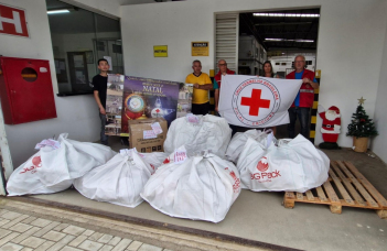 Notícia - Um ano depois, Cruz Vermelha de Criciúma segue atendendo vítimas das enchentes no RS