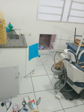 Notícia - UBS de Araranguá é vandalizada 