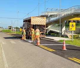 Notícia - BR-101: obras interditam trechos em Criciúma e Içara