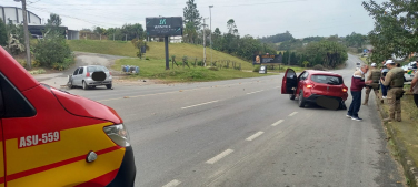 Notícia - Colisão na SC-108 deixa idosa ferida em Urussanga