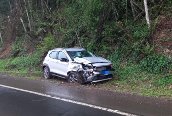 Notícia - Homem fica ferido em acidente na SC-108 em Urussanga