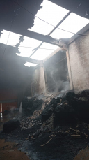 Notícia - Incêndio atinge indústria em Passo de Torres