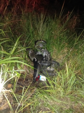 Notícia - Urussanga: queda de moto em vala deixa dois feridos