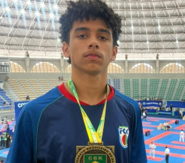 Notícia - Atleta de Siderópolis conquista 3º lugar no Campeonato Brasileiro de Karatê