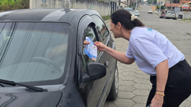 Notícia - Morro da Fumaça abre Novembro Azul com blitz educativa