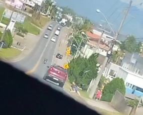 Notícia - [Vídeo] Idosa é atropelada por homem de 83 anos em Lauro Müller