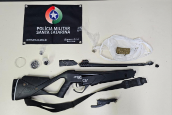 Notícia - Homem é preso após tentativa de homicídio com arma de pressão em Urussanga