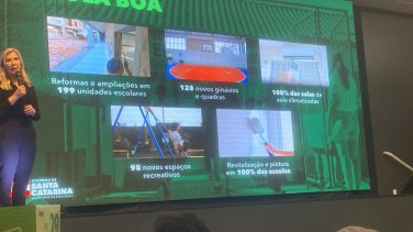 Notícia - Jorginho Mello oficializa pacote de R$ 240 milhões para Criciúma