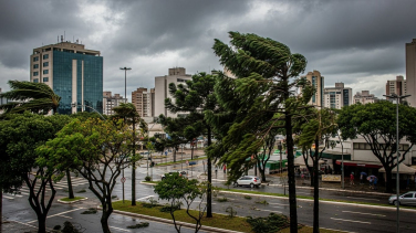 Notícia - Ventos fortes atingem Santa Catarina e rajadas chegam a 80 km/h
