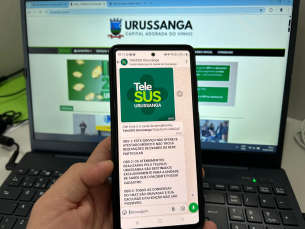 Notícia - TeleSUS chega em UBS do Rio América em Urussanga