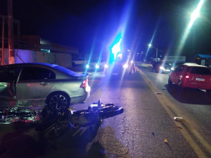Notícia -  Motociclista morre após colisão em Balneário Rincão