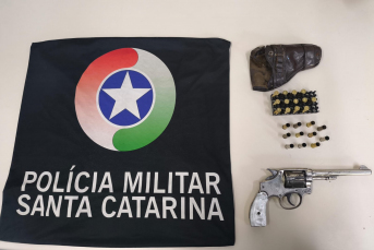Notícia - Sogro atira em genro e é preso em Criciúma