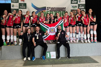 Notícia - Vôlei feminino de Criciúma é campeão dos Joguinhos Abertos