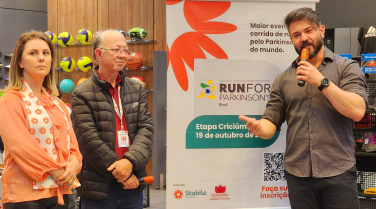 Notícia - Run For Parkinson's é lançada oficialmente em Criciúma com apoio do Nações Shopping