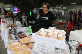 Notícia - Unesc disputa prêmio nacional com Feira de Economia Solidária