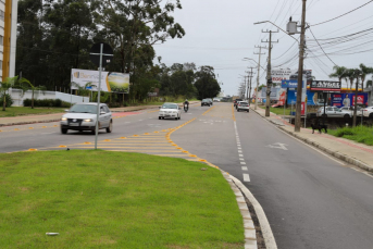 Notícia - Nova estrutura da Avenida Luiz Lazzarin será entregue neste sábado em Criciúma