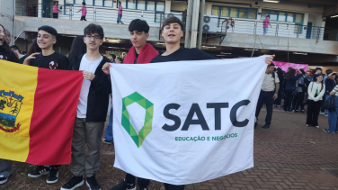 Notícia - Colégio Satc de Turvo chega à final da Olimpíada Brasileira de História pela terceira vez
