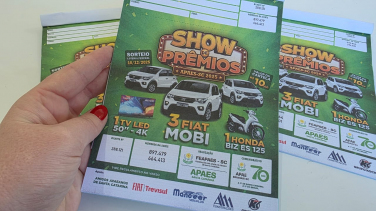 Notícia - Show de Prêmios das APAEs já está com bilhetes à venda em Cocal do Sul