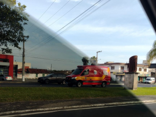 Notícia - Incêndio atinge cerâmica em Criciúma