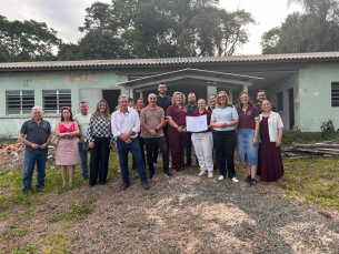 Notícia - Obras vão ser retomadas na Escola Alda Brognoli Marcon em Urussanga