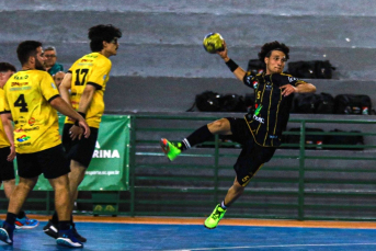 Notícia - Criciúma inicia nos JASC com vitórias no handebol masculino e futsal feminino