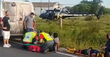 Notícia - Acidente grave deixa feridos na Rodovia Naspolini em Criciúma