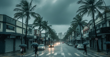 Notícia - Ciclone extratropical: cidades do Sul de Santa Catarina cancelam aulas municipais 