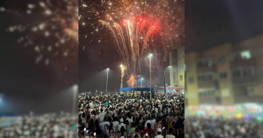 Notícia - Fogos, música e multidão: veja como foi a virada em Arroio do Silva