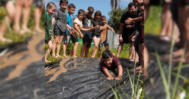 Notícia - Instituto Pequena Via e Teatro Jônatas João promovem Colônia de Férias em Cocal do Sul
