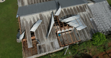 Notícia - Temporal provoca estragos em Nova Veneza e mobiliza força-tarefa da prefeitura