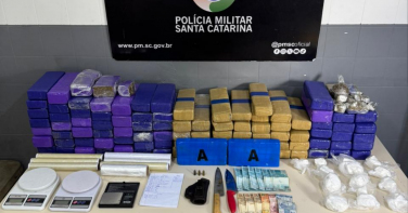 Notícia - Criciúma retira 150 kg de drogas de circulação e bate recorde histórico