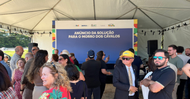 Notícia - AO VIVO: Ministro dos Transportes anuncia solução histórica para o Morro dos Cavalos