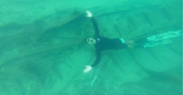 Notícia - Praia de SC esconde destroços de navio naufragado há cerca de 100 anos