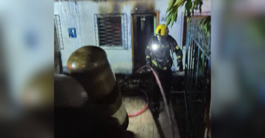 Notícia - Homem morre em incêndio no bairro Mineira Nova em Criciúma