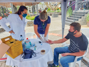 Notícia - Secretaria de Saúde realiza ação contra a diabetes