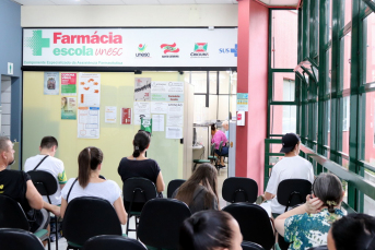 Notícia - Farmácia Escola da Unesc/PMC passará por reformas para oferecer um ambiente ainda melhor