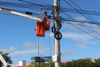 Notícia - Criciúma realiza mutirão para manutenção da iluminação pública