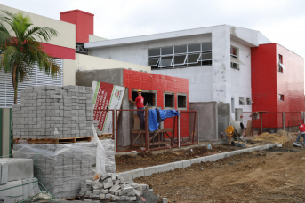 Notícia - Obras de reforma e ampliação na Escola Municipal José Rosso têm previsão de serem finalizadas até outubro