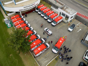 Notícia - Siderópolis tem nova ambulância do Samu