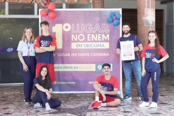 Notícia - No Enem, Colégio Michel de Criciúma conquista a maior média da redação de SC 