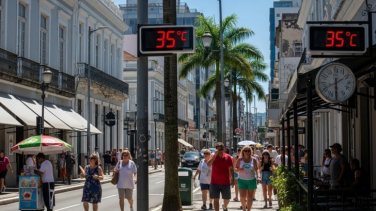Notícia - Chegada de massa de ar quente em SC provoca temperaturas próximas dos 40°C