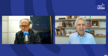 Notícia - Ronaldo Caiado, pré-candidato à Presidência da República, é entrevistado no Programa Adelor Lessa
