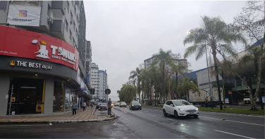 Notícia - Domingo será de chuva no Sul de SC; veja quando a instabilidade aumenta