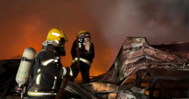 Notícia - Incêndio destrói fábrica de salgadinhos em Santa Rosa do Sul