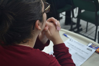 Notícia - Acadêmicos de Direito Unesc realizam simulado do Exame da OAB