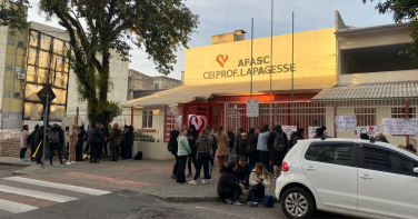 Notícia - Fim da greve: creches da Afasc voltam ao atendimento normal nesta terça