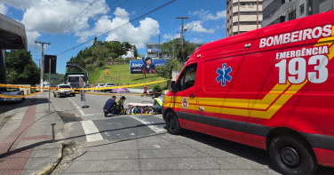 Notícia - Idosa fica gravemente ferida após ser atropelada por motocicleta em SC
