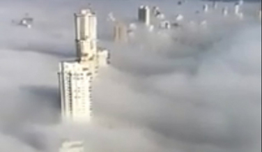 Notícia - Neblina invade Balneário Camboriú